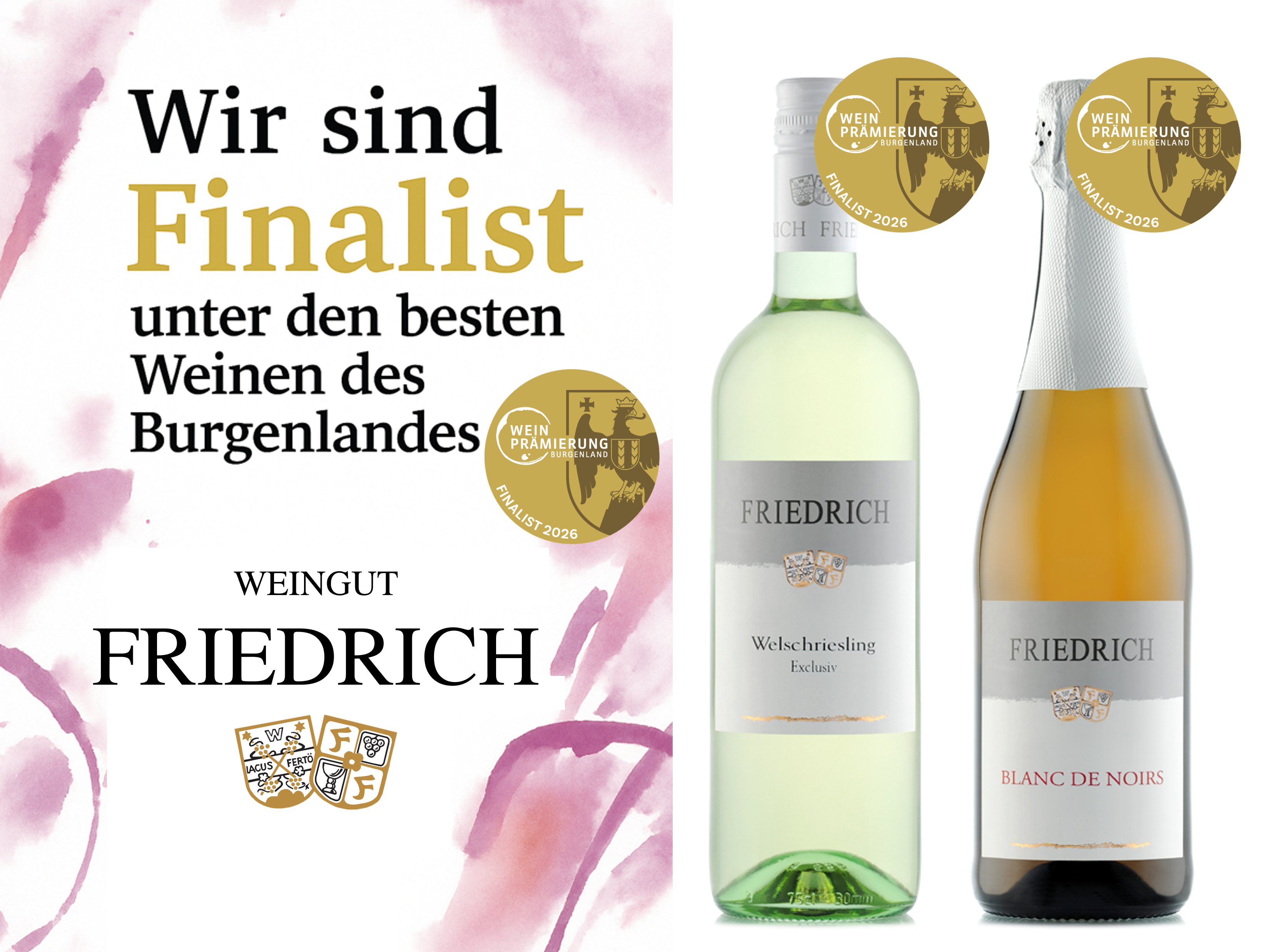 Featured image for “Großartige Neuigkeiten aus dem Weingut! 🍇✨  Wir sind im Landessieger Finale !”
