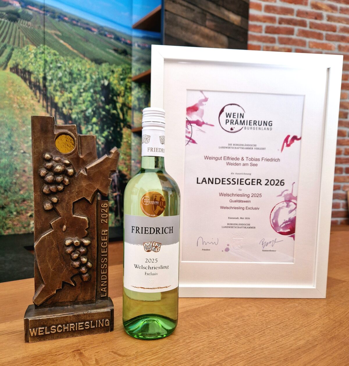 LANDESSIEGER 2026 Weingut Friedrich Welschriesling